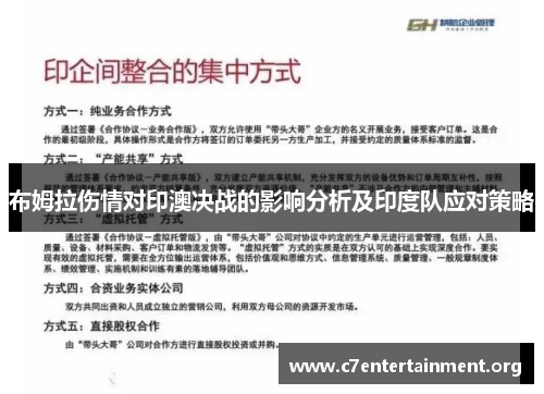 布姆拉伤情对印澳决战的影响分析及印度队应对策略 布姆拉伤情对印澳决战的影响分析及印度队应对策略